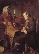 Jean-Baptiste marie pierre Old Man in a Kitchen USA oil painting artist
